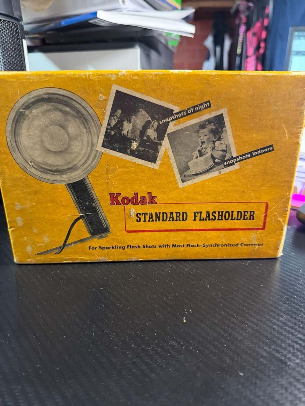 Vintage Kodak Standard Flasholder No. 92F with Lumaclad Reflector and Original B